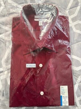 croft & barrow Men's Dress Shirt - Deep Burgundy